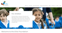 Desktop Screenshot of elliotfoundation.co.uk